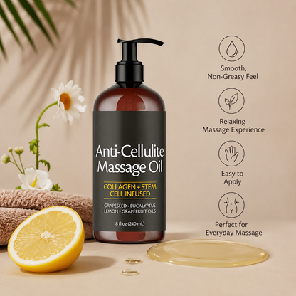 Warming Anti-Cellulite Body Massage Oil